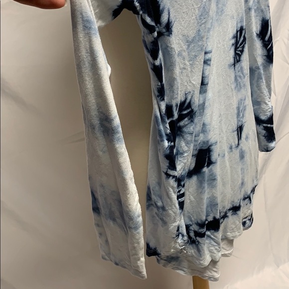 Blue Curl Beachwear Long Sleeve Tie Dye Coverup - Picture 3 of 4